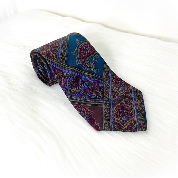 💕Very handsome vintage style Mens Silk Tie💕 - Picture 7 of 14